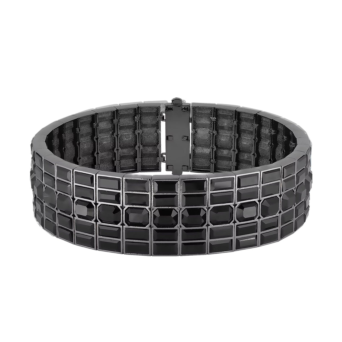 HIVA BLACK CUFF NECKLACE