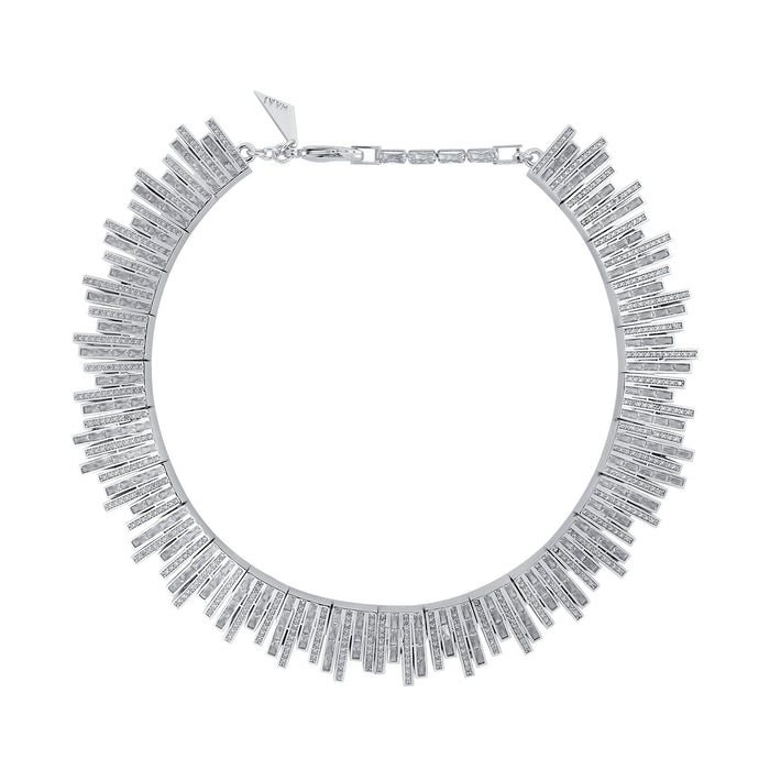 TALIS SILVER CUFF NECKLACE