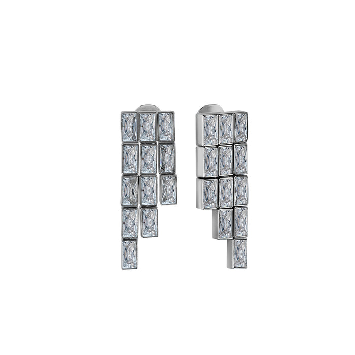 LEILA SILVER EARRINGS