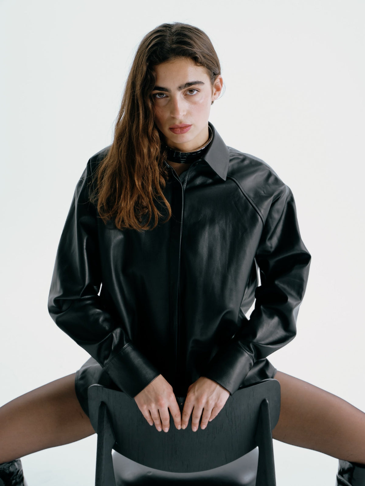 JOLIE LEATHER SHIRT