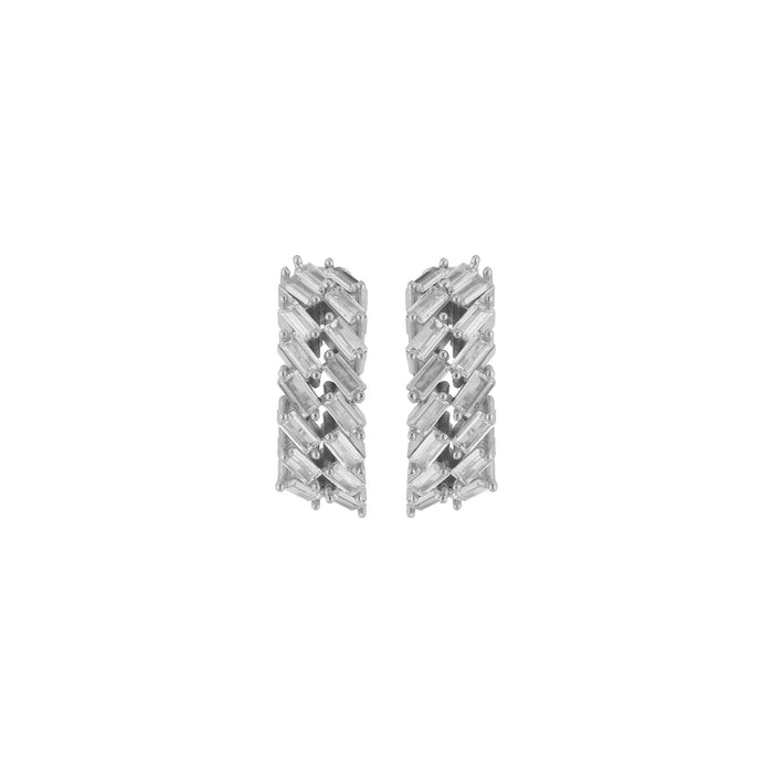 NYX SILVER EARRINGS
