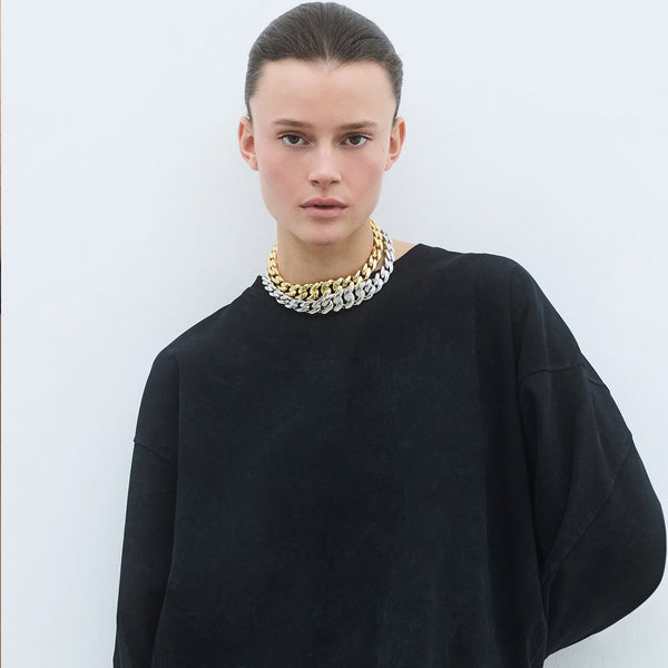 PATROW GOLD CUFF NECKLACE