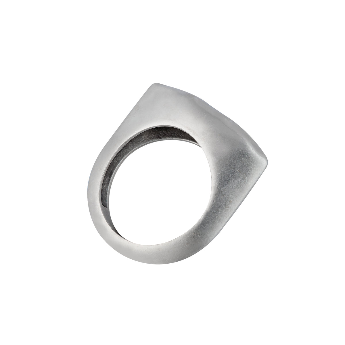 ASRA MATTE SILVER RING